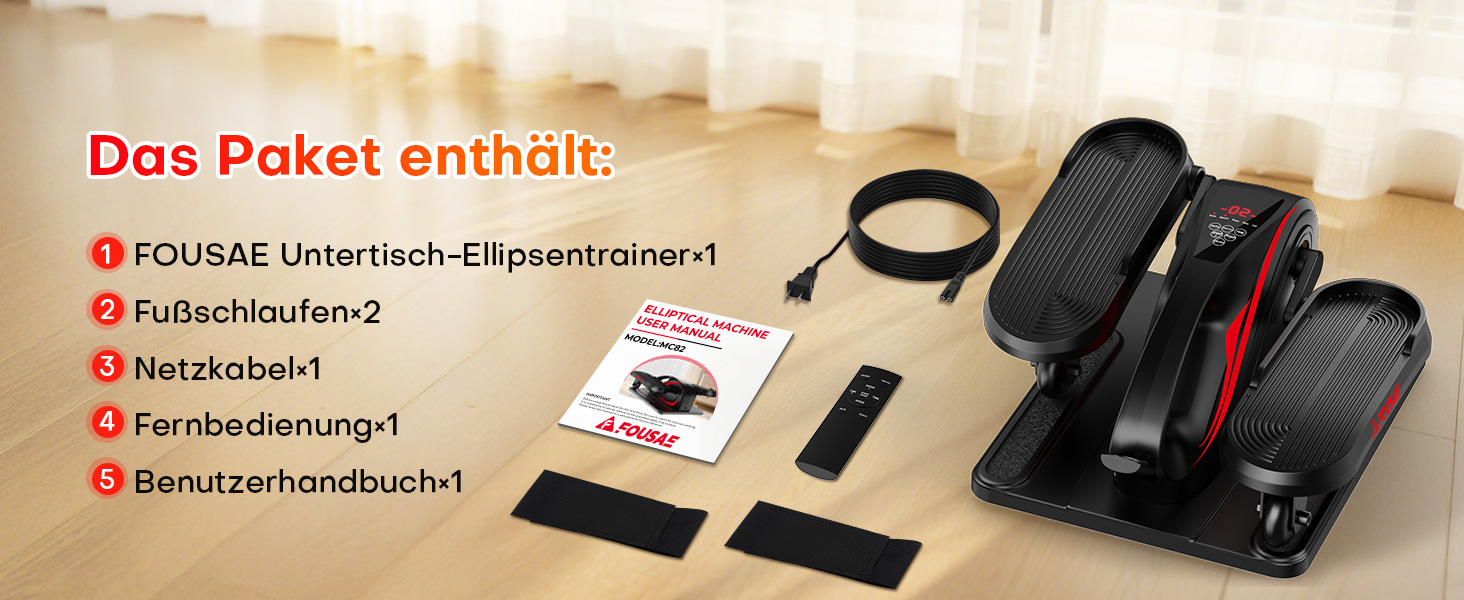 Еліптичний тренажер під стіл для дому, 2 в 1 електричний з 15 швидкостями та 3 автоматичними режимами, тренажер для ніг для літніх людей з пультом дистанційного керування, тихий та портативний (рожевий, 15 швидкостей + 3 автоматичні режими)