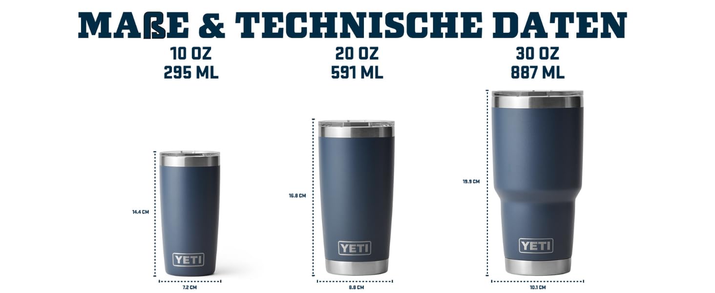 Термокружка YETI Rambler 10 oz (295 мл) з кришкою MagSlider, нержавіюча сталь, вакуумна ізоляція, Navy
