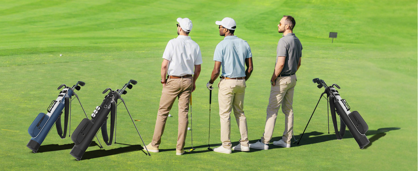 Сумка для гольфу Findway: стійка, легка, для тренувань та гри, 80 см, A1-BK