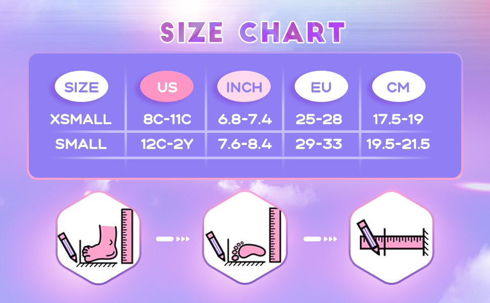 Дитячі ролики для дівчаток, 4 розміри, регульовані, безпечні, з дихаючим матеріалом, квіткові, EU 28-32