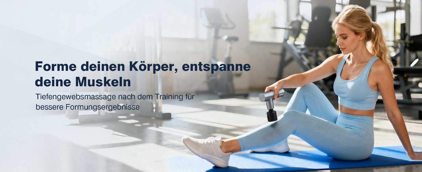 Масажер для м'язів Cotsoco з підігрівом та охолодженням, перкусійна масажна пістолета, глибоке розслаблення м'язів, портативний, сірий