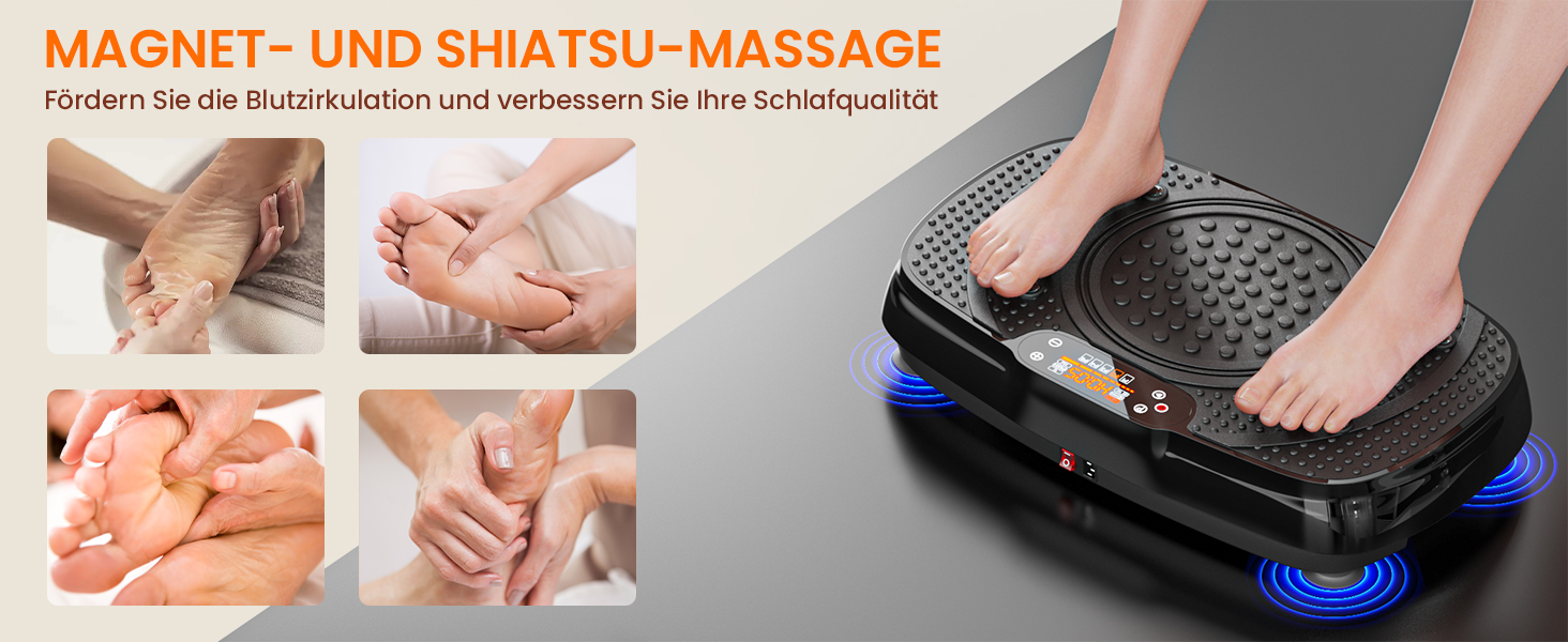 Вібраційна платформа TISSCARE для дому: тренування, схуднення, формування фігури та м'язів. 120 рівнів, 5 режимів, до 180 кг. Чорний колір