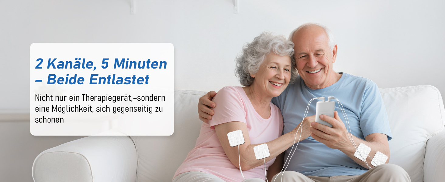 TENS пристрій для терапії болю, 5-в-1: TENS/EMS/IF/RUSS/DIY, для зняття болю, 80 програм масажу, 2 канали, 8 електродів, білий