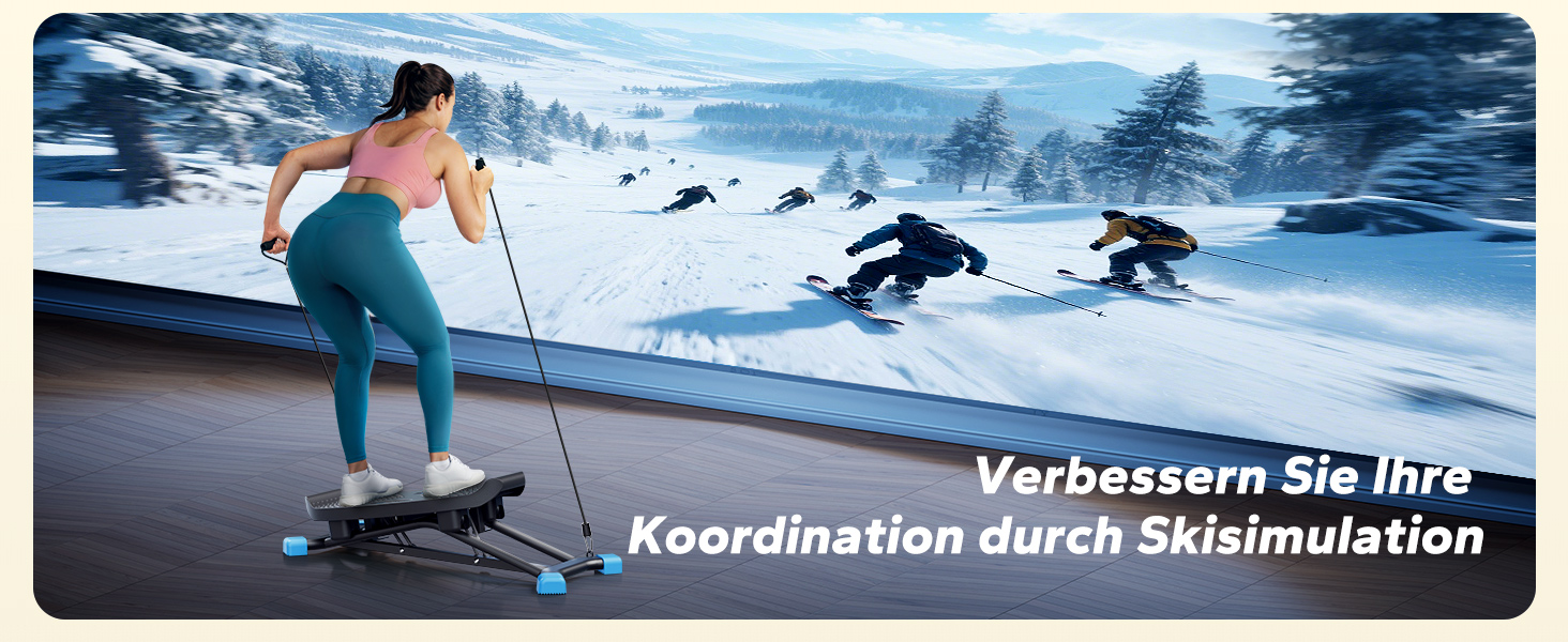 Балансборд MERACH для дорослих з дисплеєм, тренажер рівноваги з 2 еластичними стрічками, до 136 кг, для реабілітації та координації, домашній спортзал, для початківців (Чорний)