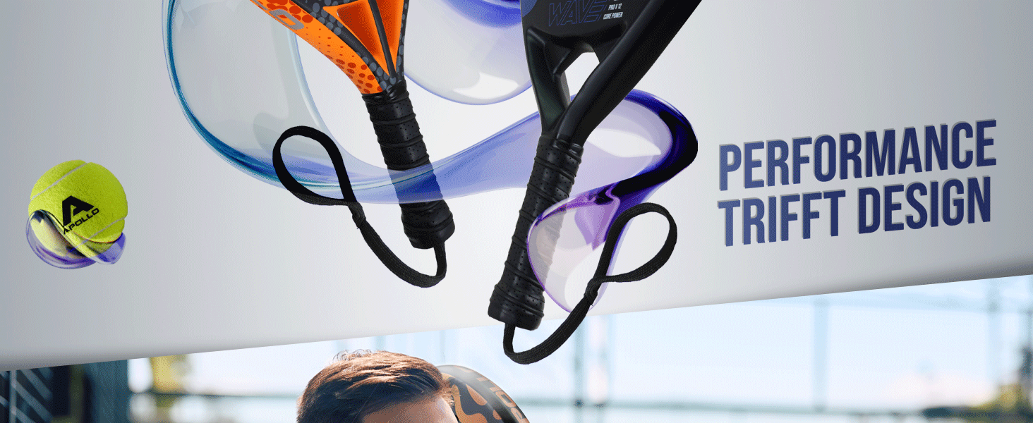 Ракетка для паделу Apollo 12K Carbon Purple - професійна ракетка для гри в падел для чоловіків та жінок, карбон 12K