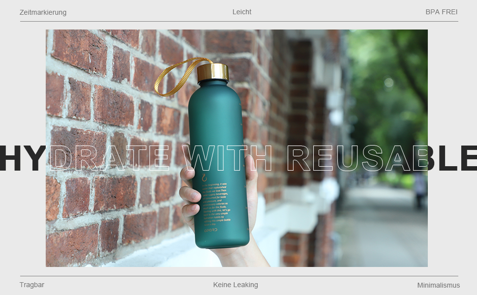 Спортивна пляшка для води Opard 1L/800мл Tritan, без BPA, витокозахисна, для фітнесу та занять у спортзалі, зелений колір