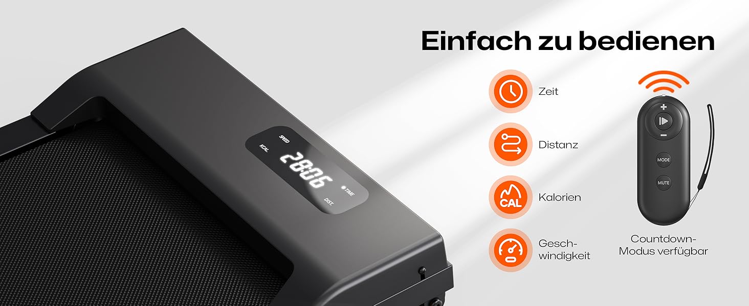Walking Pad з амортизацією 6 точок, біговий тренажер для дому з нахилом 9%, тихий біговий стіл, 2.5 PS, з пультом дистанційного керування, чорний