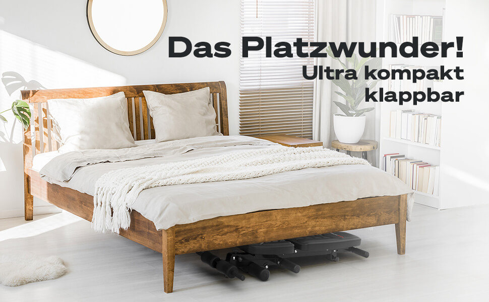 Sportstech BRT500: Багатофункціональна тренажерна лава для дому, 17 положень, з підйомником для ніг, складна, з ручками для віджимань, витримує 300 кг, для комплексних тренувань