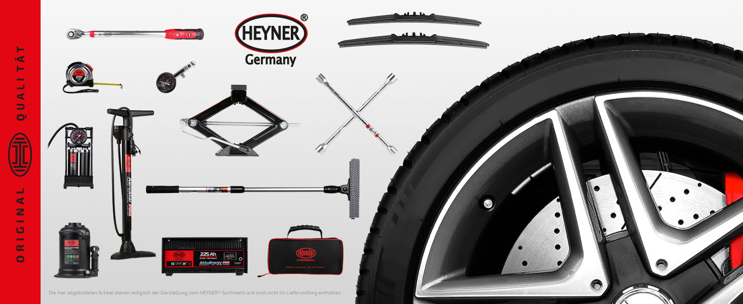 Електричний повітряний компресор HEYNER® SUP 16 PSI для відпочинку та активного відпочинку на природі (12V, KFZ)
