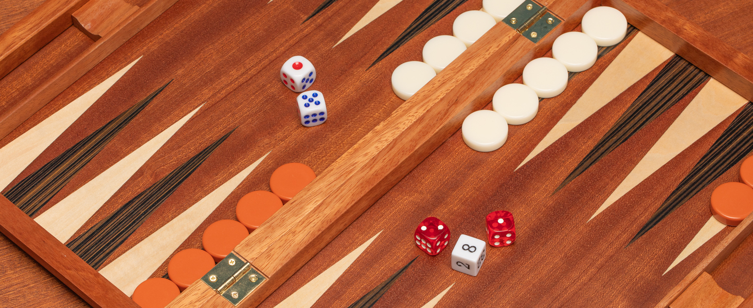 Набір для гри в бейсбол Pasadena від Yellow Mountain Imports з дерев'яними вставками - 38,5 см, акрилові фішки та дерев'яні кубки