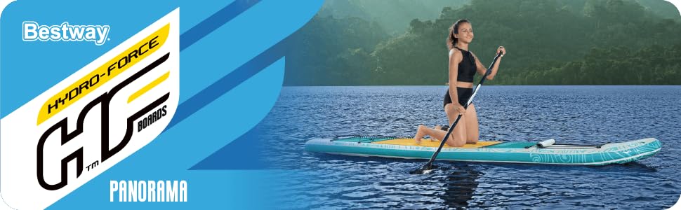 Надувне SUP Bestway Hydro-Force: комплект з насосом, сумкою та вікном, різні розміри