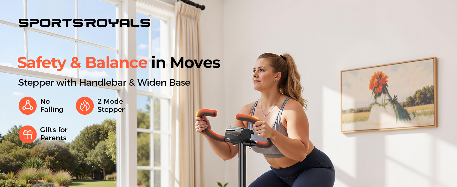 Сходи для тренувань Sportsroyals – степпер з тросами для тренування ніг, рук та сідниць, для дому та офісу