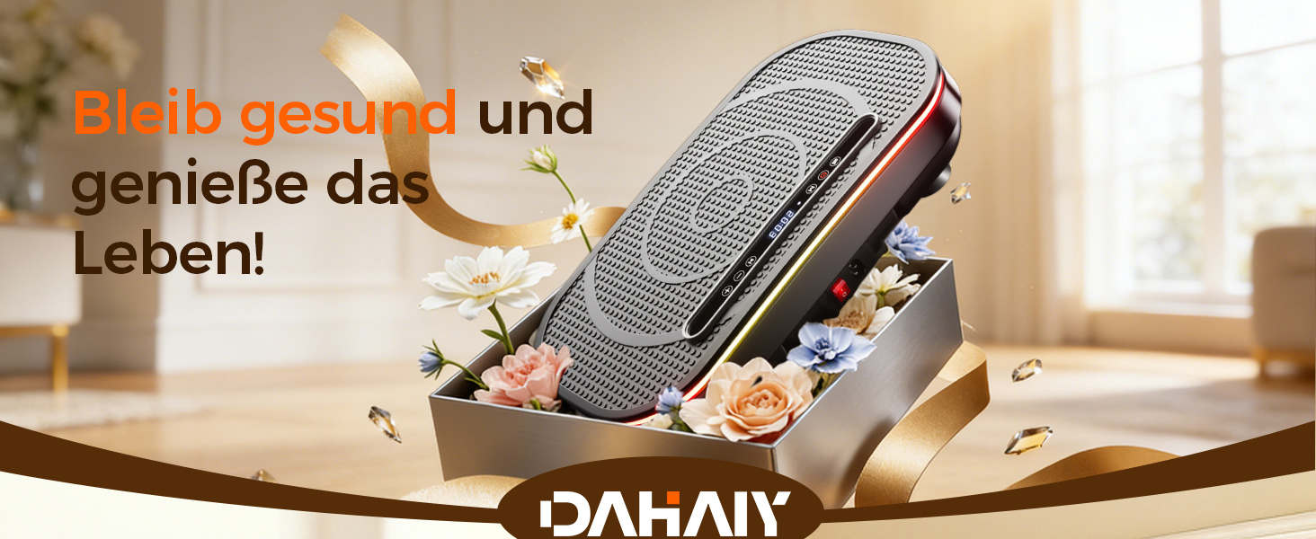 Віброплатформа для фітнесу Rüttelplatte: Вібраційна платформа для дому, 120 рівнів інтенсивності, тренування всього тіла, чорна