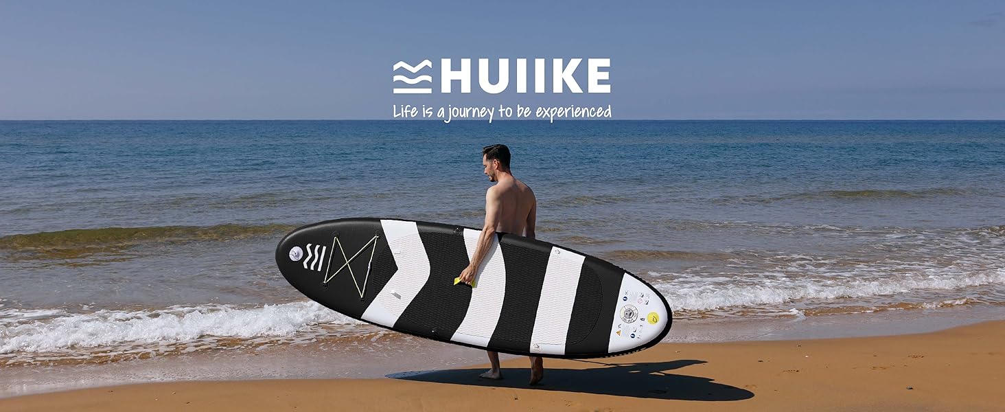 Надувна SUP-дошка HUIIKE з преміум аксесуарами, стійка дошка для сапбордингу, комплект для веслування стоячи