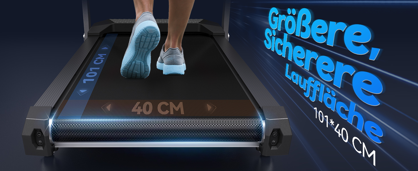 Біговий доріжки для дому Cardirun 3.0PS, 12 км/год, нахил 10%, до 160 кг, LED-дисплей, APP, Bluetooth, тиха, срільно-чорний