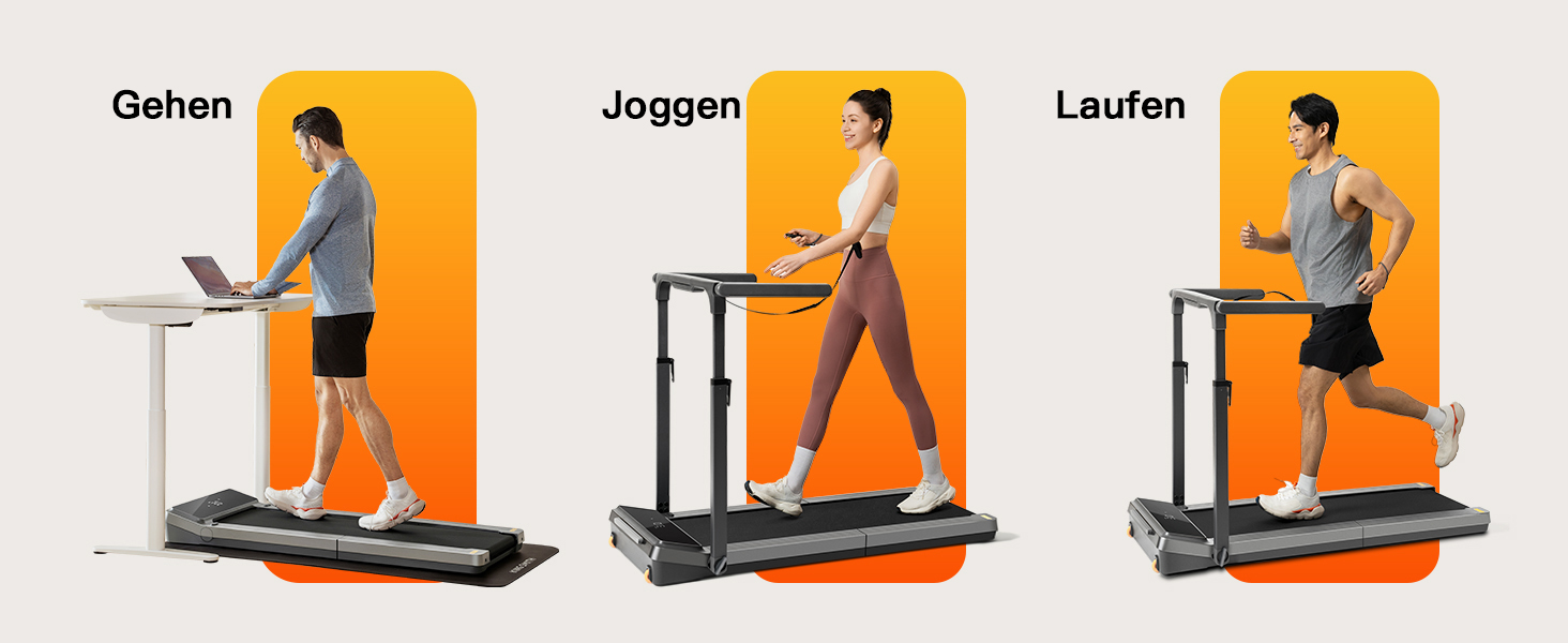 WalkingPad від KingSmith: біговий килимок для дому та офісу (Z1, P1, A1 Pro, Z3 Hybrid+, Z3 H+). Легкий, складаний, з LED-дисплеєм, керування через додаток, без монтажу. Макс. вантажопідйомність до 136 кг, швидкість до 10 км/год.