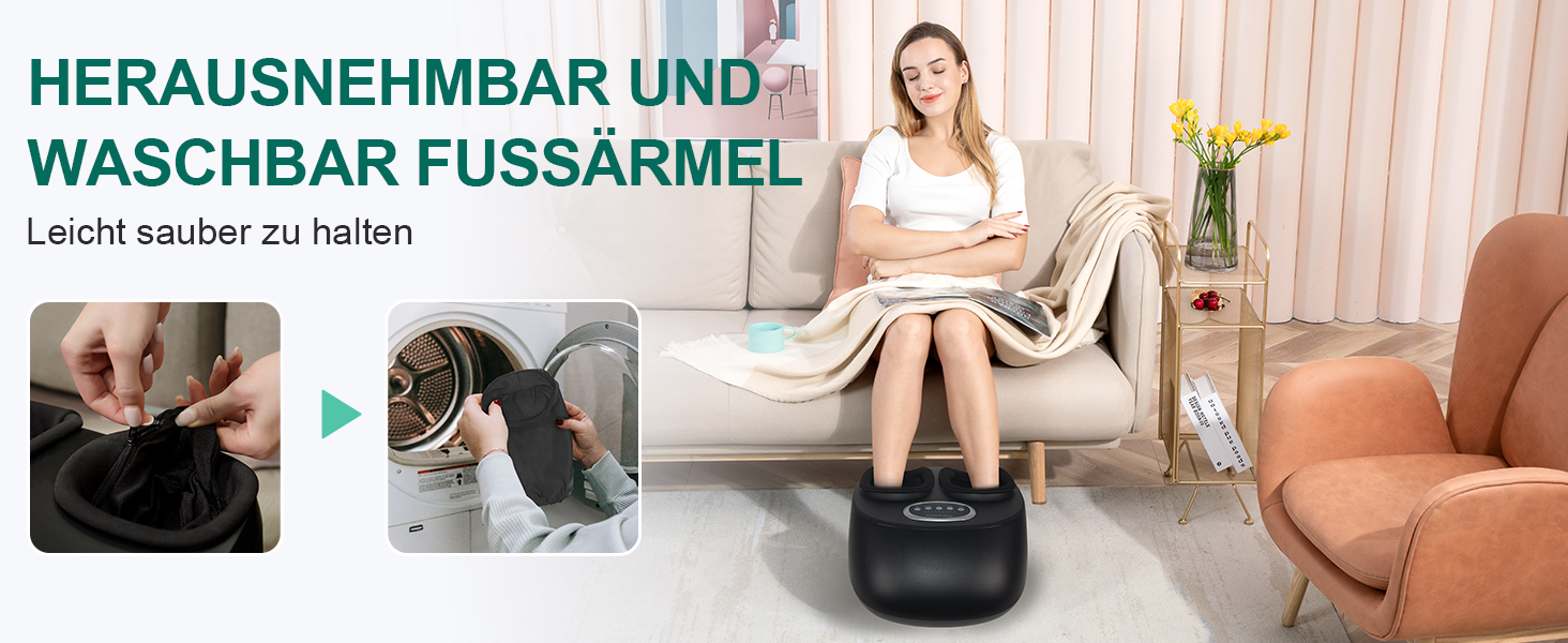 Масажер для ніг Snailax Shiatsu з теплом і розминанням для полегшення болю