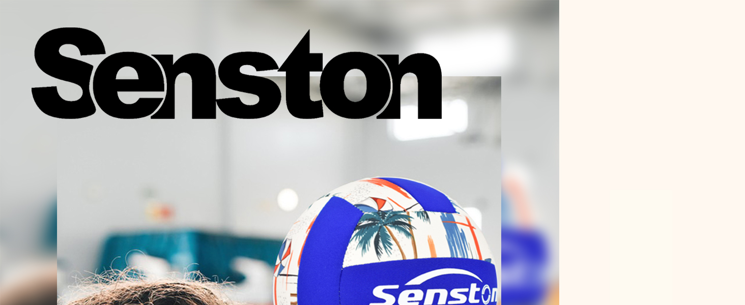 Волейбольний м'яч Senston для пляжу та саду - вологостійкий, м'який доторк, рожевий