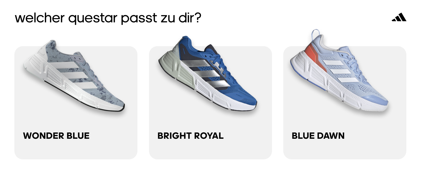 Жіночі бігові кросівки adidas Questar 3 W Crystal Sky Silver Violet Pink Spark (розмір 38 2/3 EU)