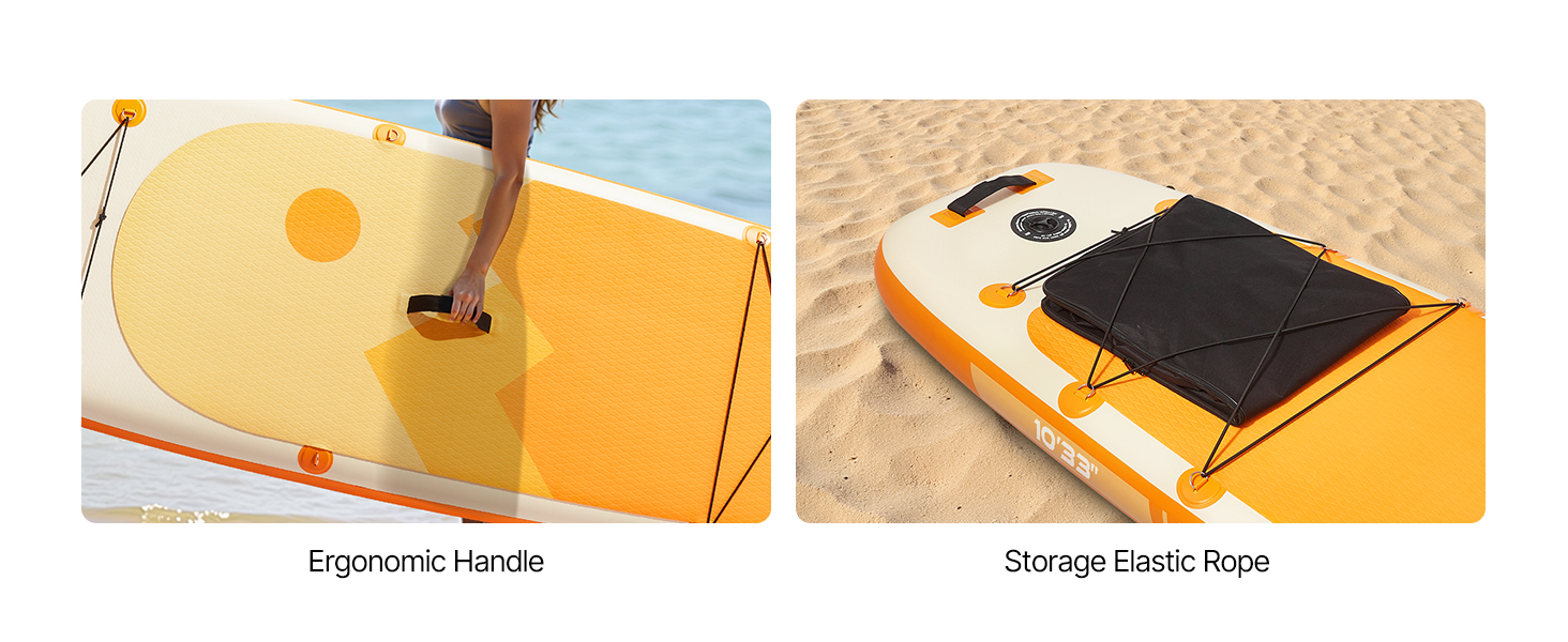 Надувний SUP VEVOR Stand Up Paddle Board (323/335 см) з аксесуарами: насос, весло, рюкзак, сумка для телефону, ремкомплект. Підходить для дорослих та дітей.