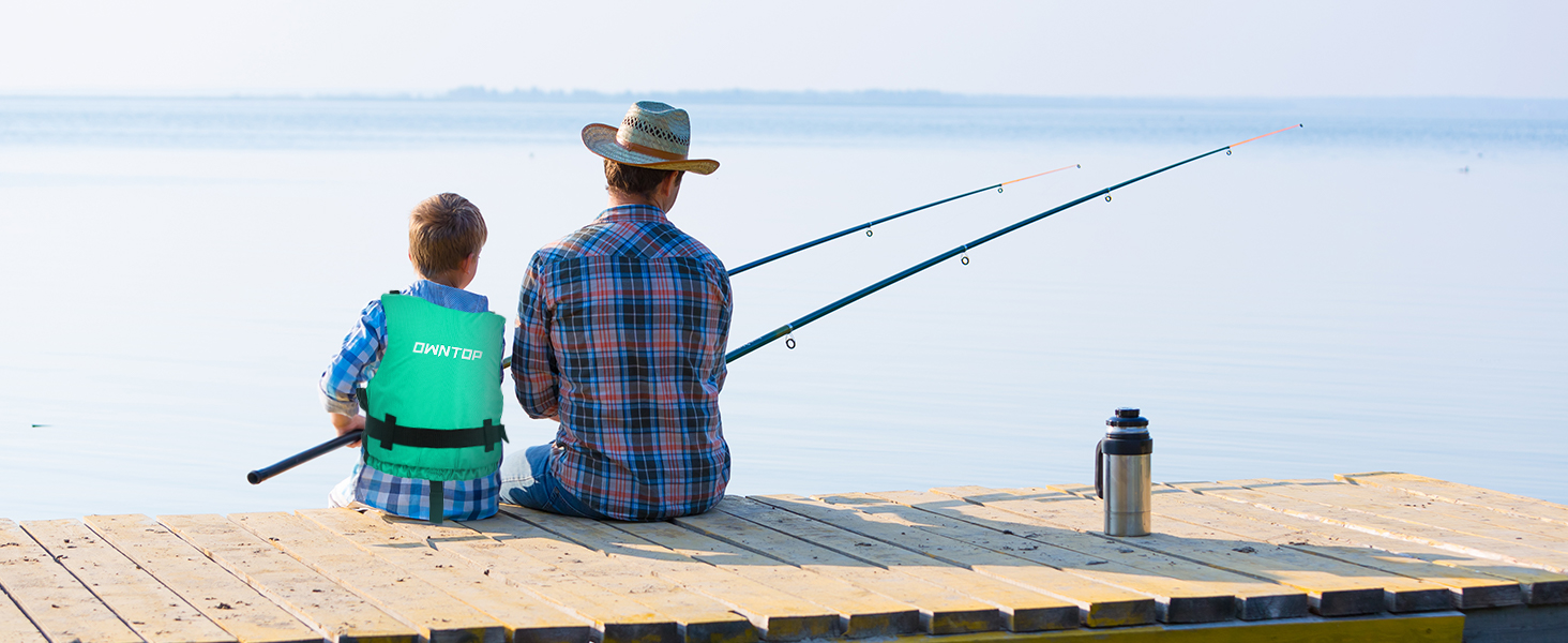 Owntop Жилет для плавання для дітей та підлітків. Легка унісекс жилетка з регулюванням, для каякінгу, риболовлі, плавання та інших водних видів спорту. Рожевий, розмір Jugend-XXS (30-40 кг, 70-80 см)