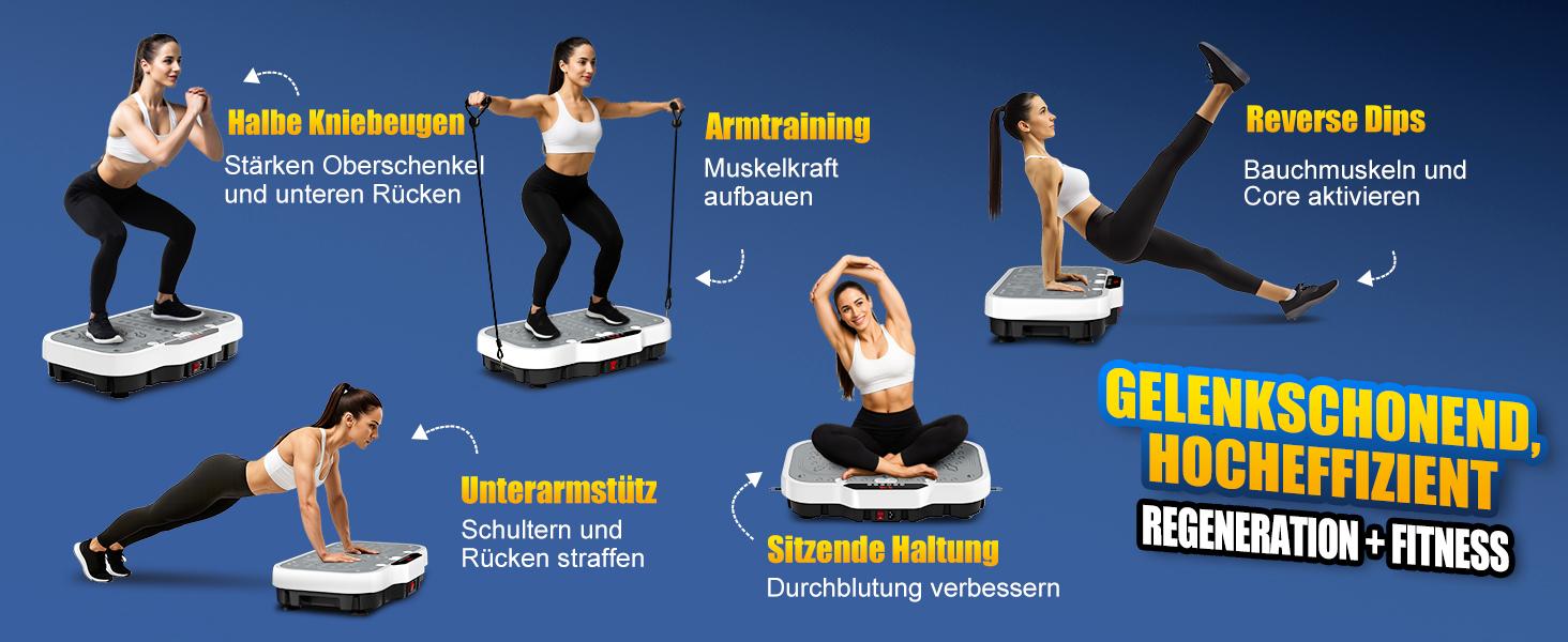 Віброплатформа для дому 2025: тренажер для схуднення та м'язового тонусу, 200 рівнів інтенсивності, 58 см, до 150 кг