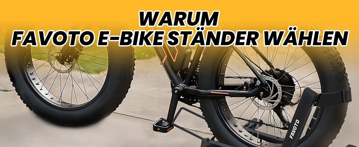 Підставка для електровелосипеда Favoto - утримувач для шосейної та звичайної велосипедів (20-29 дюймів, до 38 кг)