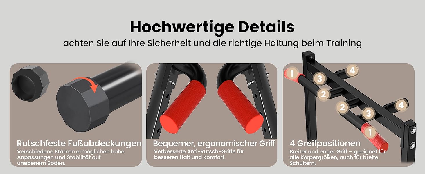 Спортивний комплекс Klimmzugstange Freistehend: турнік, бруси для віджимань, розкладна штанга для підтягувань, тренажер для дому, силові тренування, фітнес-обладнання (чорний, багатофункціональний)