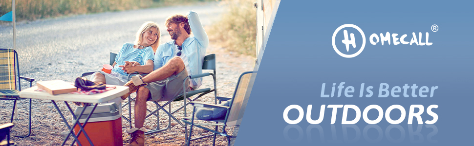 Крісло для кемпінгу Homecall: складне, ультралегке, 120 кг, для відпочинку на природі, риболовлі, саду. Набір 2 шт.