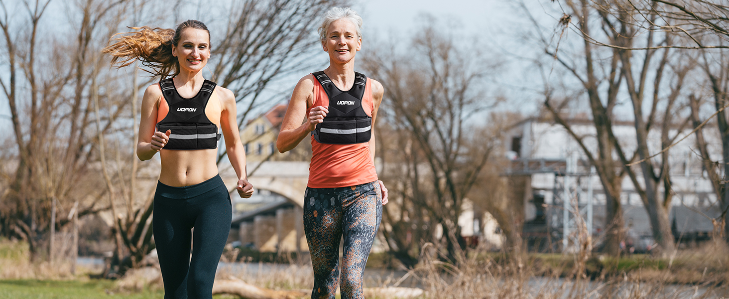 Вага для тренувань з регульованою вагою для жінок, 2.72–5.44 кг, вага з 6 знімними вагами по 0.45 кг, регульований розмір, з кишенями, чорно-сіра