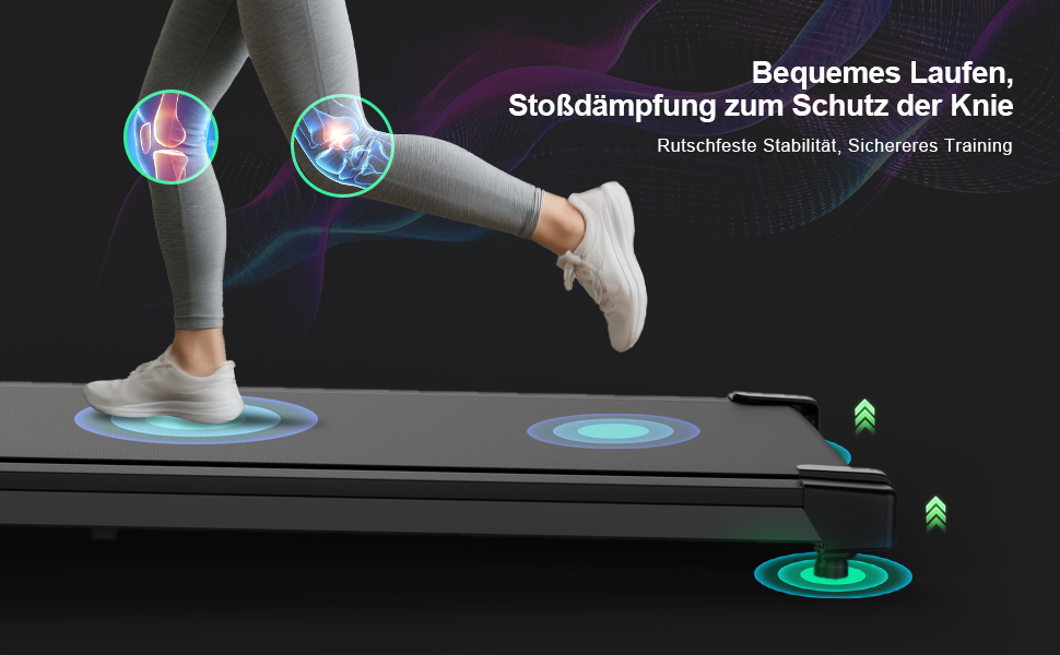 Walking Pad - компактний біговий тренажер для дому та офісу. Тиха, портативна бігова доріжка з регулюванням нахилу (5%)