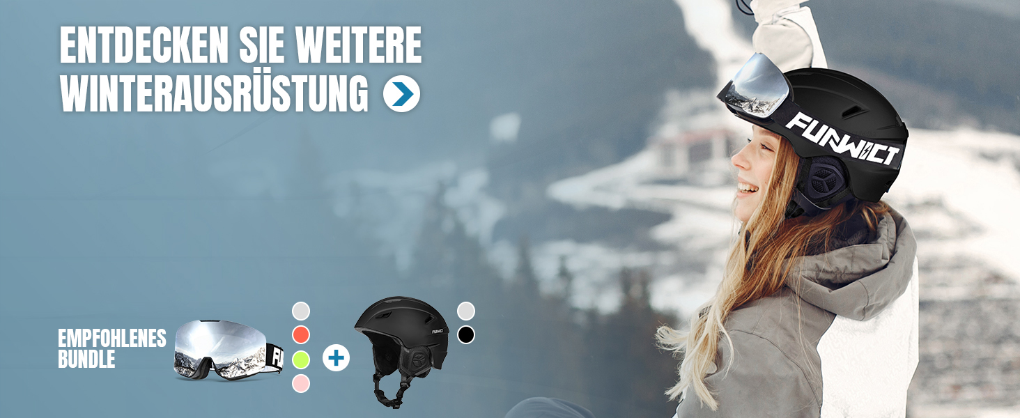 Шолом для лиж та сноуборду, чорний, регульований, з 12 вентиляційними отворами, знімний підкладковий шар та навушники, розмір M (55-58 см)