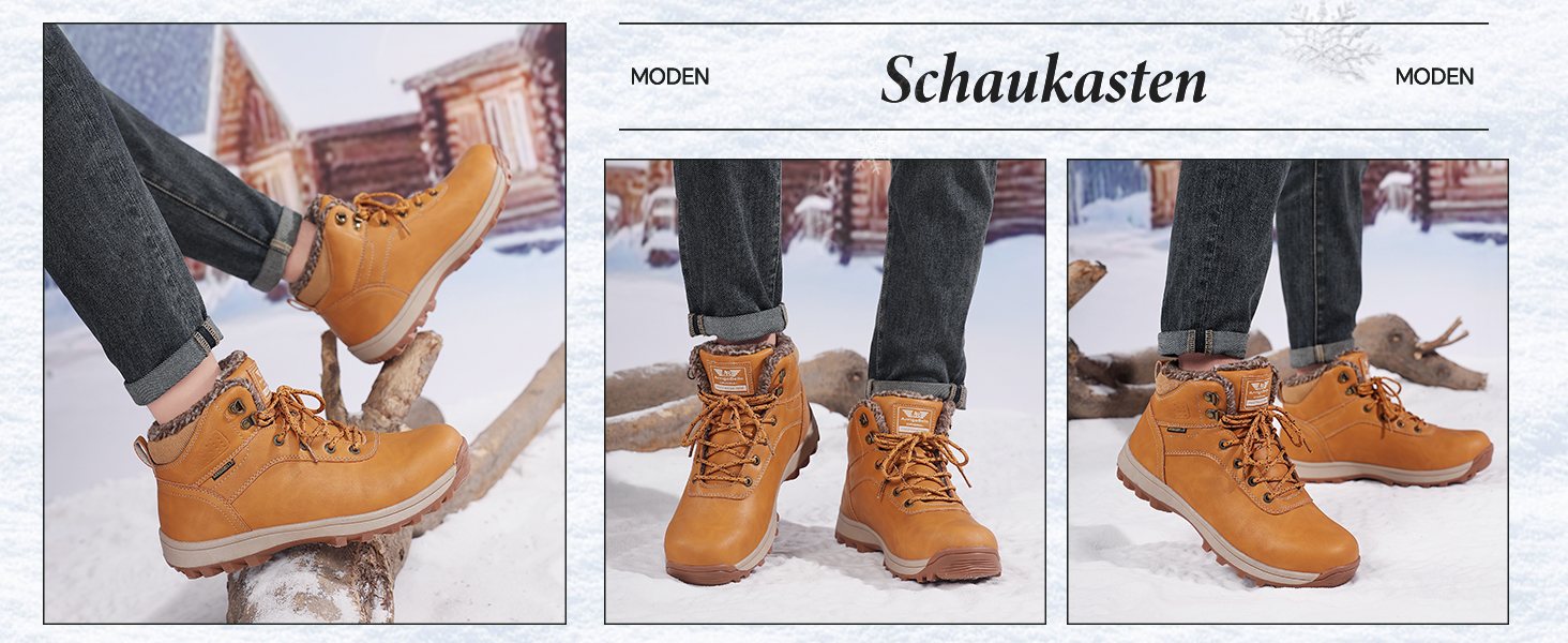 Зимові черевики ARRIGO BELLO: утеплені, непромокаючі, антиковзаючі, унісекс, розмір 36-46 (жовтий)