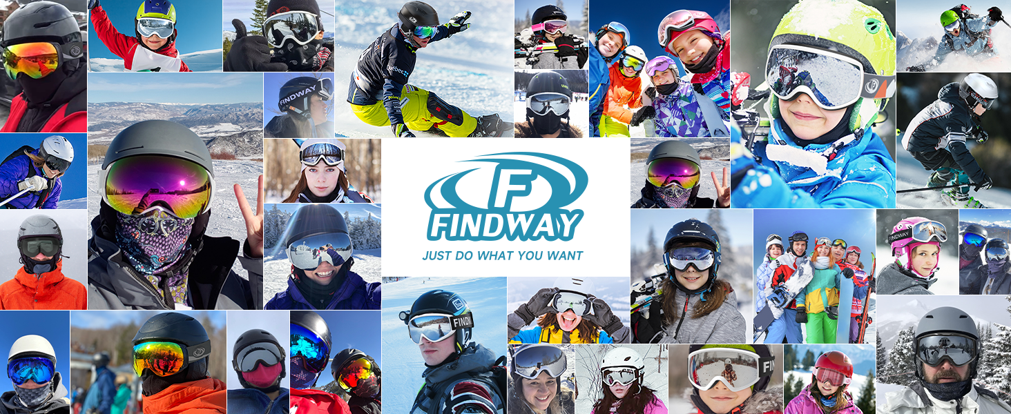 Гірськолижні окуляри Findway для тих, хто носить окуляри, чоловіки та жінки, Окуляри для сноуборду з магнітними змінними лінзами, Окуляри для сноуборду Магнітні окуляри для окулярів поляризовані OTG, проти запотівання, дзеркальні лижні окуляри для всіх погодних умов Revo-Gold (VLT 11)