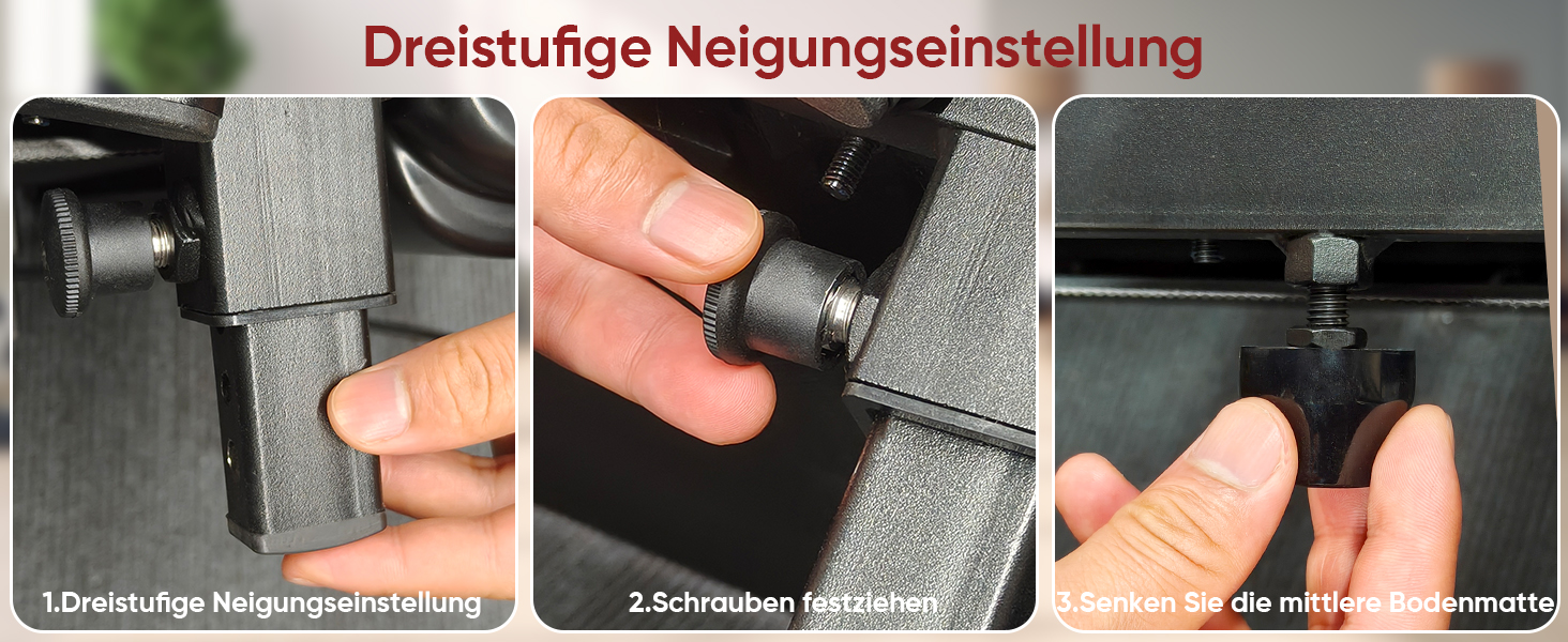 Біговий доріжка TISSCARE для дому та офісу: тиха модель з регулюванням нахилу, LED-дисплеєм, вагою до 130 кг та ручкою підтримки