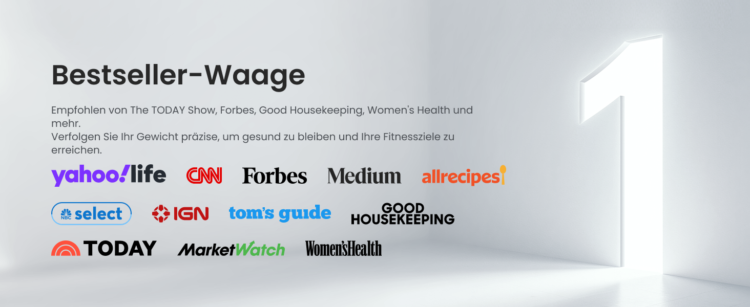 Інтелектуальна вага RENPHO з BMI та аналізом складу тіла: жир, м'язова маса, 18 показників, Wi-Fi, Bluetooth, перезаряджувана, Elis Evo