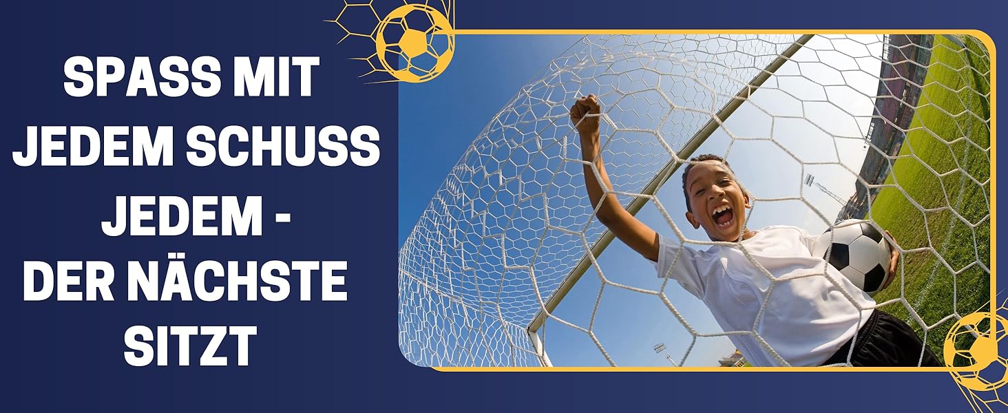Ворота для футболу та гандболу BEST SPORTING 300x200/160 см з металу та сіткою (чорний/білий)
