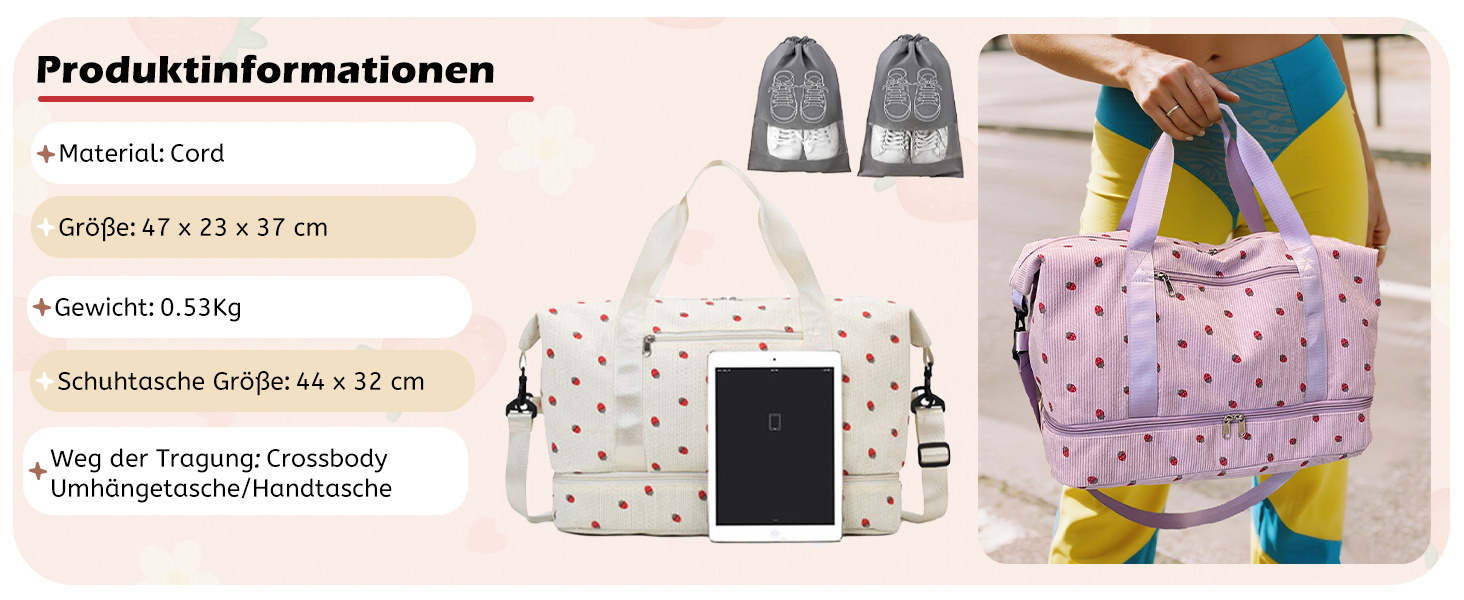 Спортивна сумка-рюкзак для жінок, 35л, Weekender, для подорожей та спортзалу (зелена)