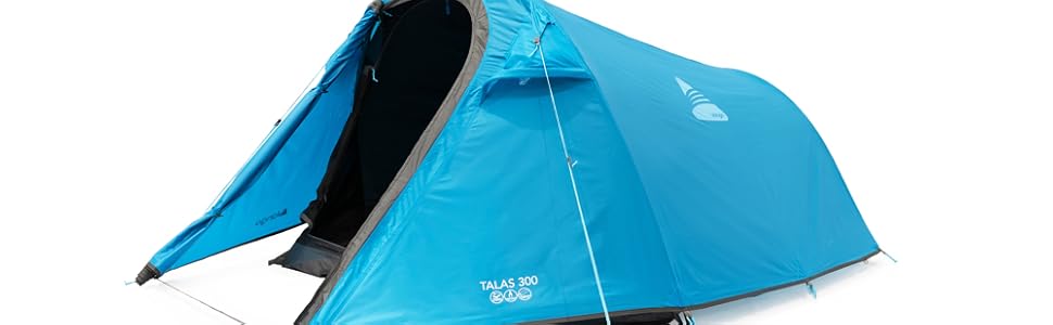 Намет Vango Talas 300 Tunnel: 3-місний, водонепроникний, для кемпінгу, колір Treetops Green