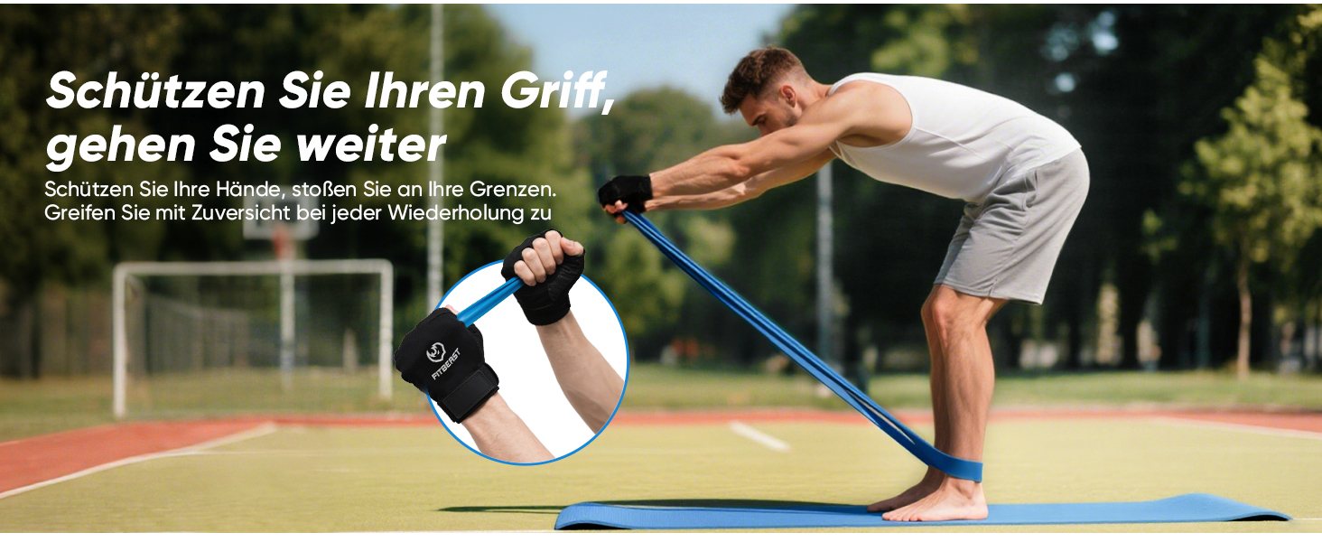 Набір еластичних стрічок FitBeast для фітнесу: 5 шт. з рукавичками та дверним кріпленням. Сила тренувань 5-125 LBS