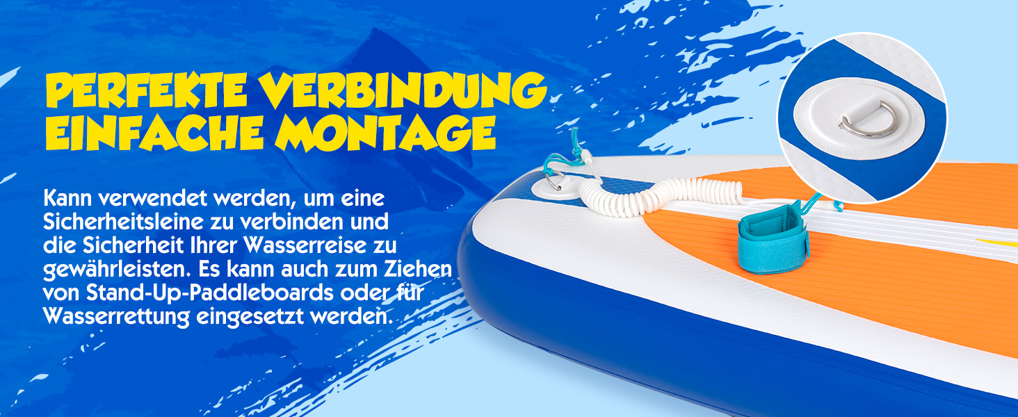 Надувне SUP-борд FunWater: комплект з аксесуарами (весло, насос, рюкзак, лінія, водонепроникний мішок)