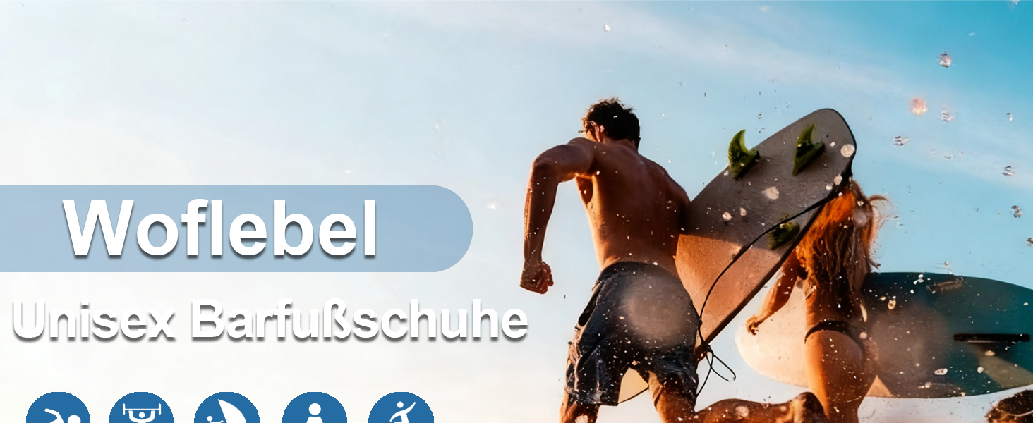 Взуття Barfuss для жінок та чоловіків: водяні, плавальні кросівки, дихаючі, швидковисихаючі, 36-46 EU, білий/золотий