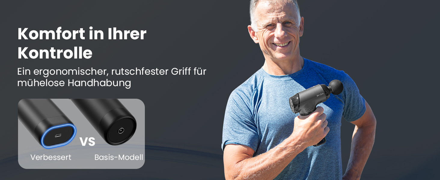 Масажер для тіла BOB AND BRAD T2 Ultra з підігрівом та терапією червоного світла. Професійний масажер глибоких тканин для спортсменів. Портативний масажер для відновлення м'язів. Подарунок для чоловіків та жінок.