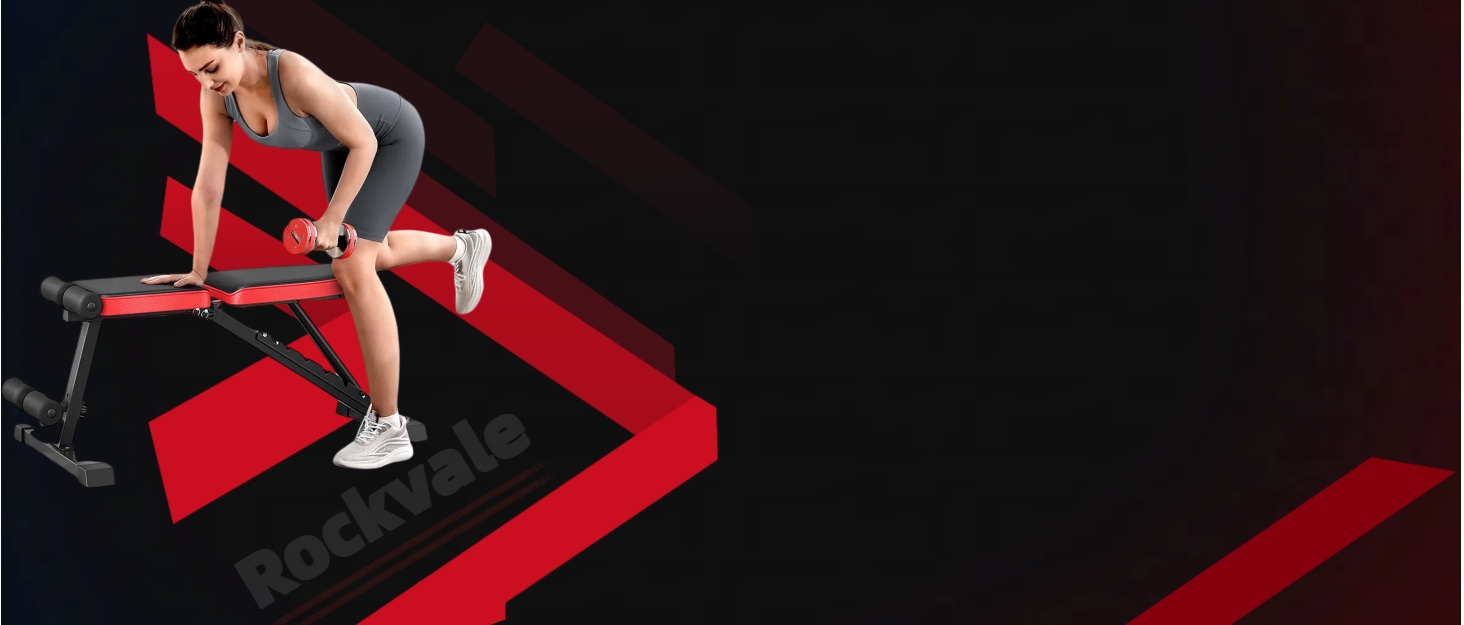 Регульована складана лава для тренувань з 9-рівневим налаштуванням спинки, чорна. Максимальне навантаження: 300 кг