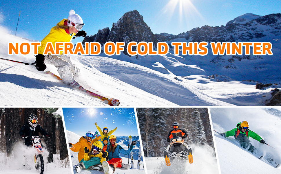 Гріючі рукавички для жінок та чоловіків, акумуляторні, проти артриту та хвороби Рейно, ідеальні для катання на лижах, сноуборді, велосипеді, піших прогулянок, M/L, чорні