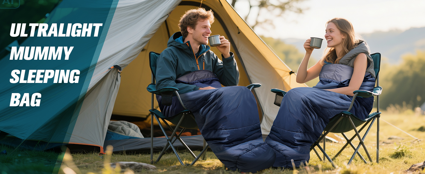 Спальний мішок Redcamp для дітей 175x65 см, мумієвидний, 3-сезонний, для кемпінгу та відпочинку на природі (рожевий/темно-синій)