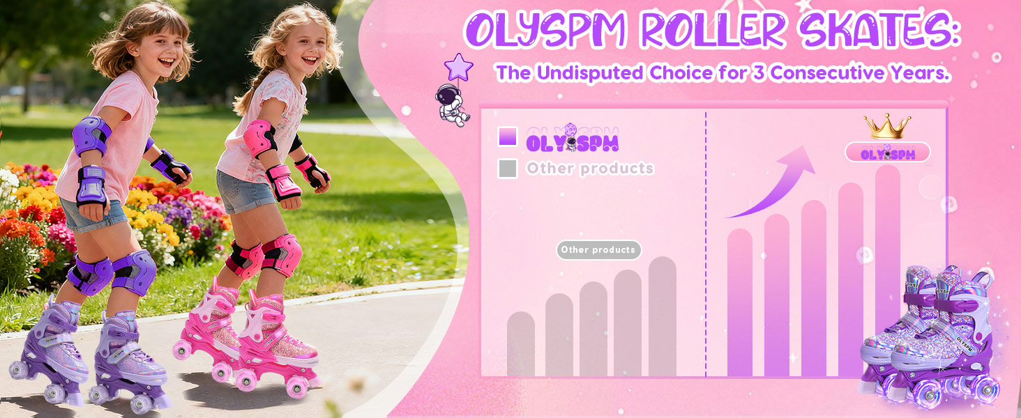 Ролики для дівчаток, 4 розміри, світловідбиваючі, ролики з підсвічуванням, для початківців, подарунок на Новий рік та день народження, S (EU28-31), рожеві