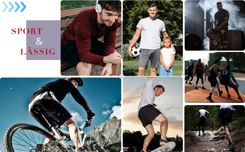 Шорти чоловічі спортивні, для бігу та фітнесу, 2 шт. в наборі (чорний/світло-сірий)