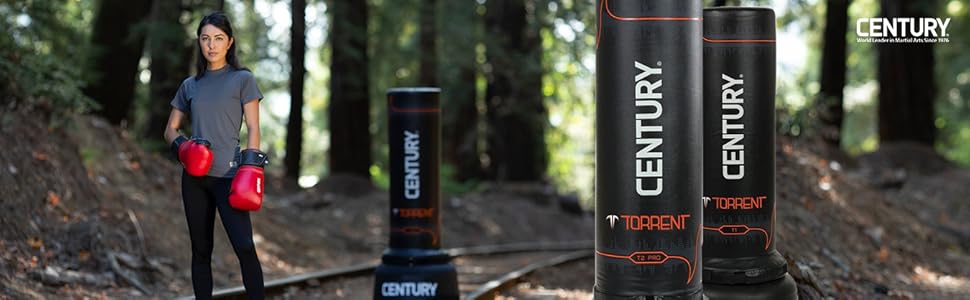 Груша Century Torrent T2 Pro - 170см Чорна Червона - Окремо стояча