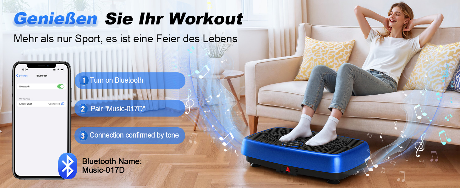 Вібраційна платформа EvoSpark: Тест-переможець 2025, з подвійними моторами для схуднення та тренувань всього тіла. Масажер, платформа для фітнесу на 200 кг. Вібраційна платформа для дому - зелений/блакитний